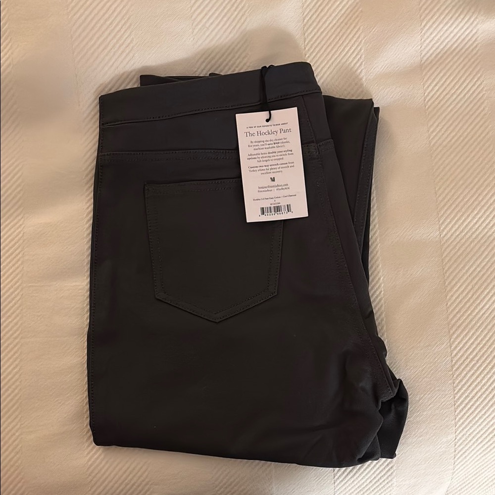 MM Lafleur The Hockley Pants in Charcoal